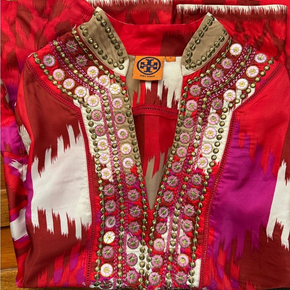 Tory Burch Iveta Silk Tunic - Picture 5 of 9